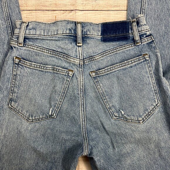 Abercrombie & Fitch The 90s Straight High Rise Jeans Size 26 Light Wash Vintage - Picture 4 of 8